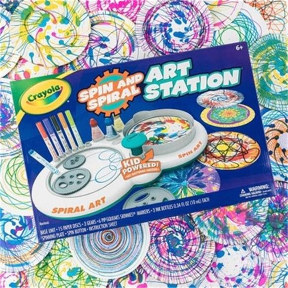 Crayola Spin & Spiral Art Station Activity Kit - Picture 4 of 5